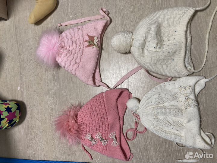 Шапки для девочки на 1 год