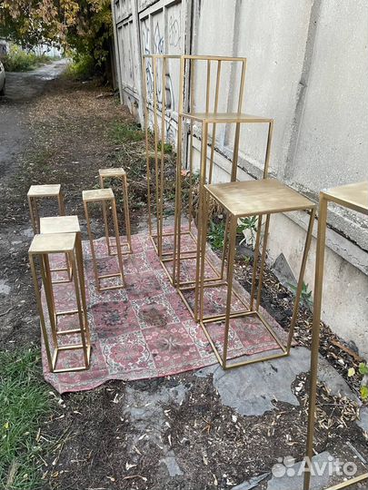 Свадебные стойки для цветов в аренду