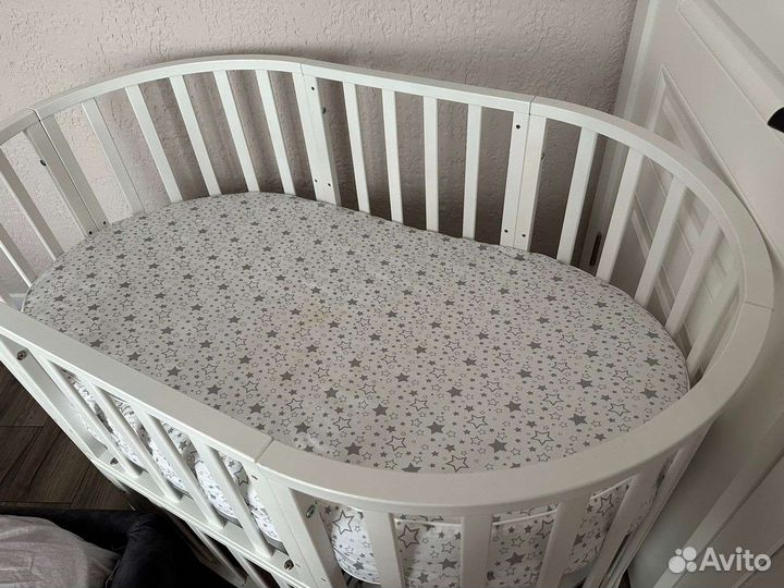 Детская кроватка трансформер 8 в 1