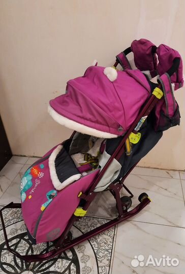 Коляска санки