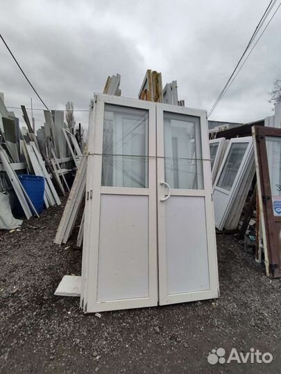 Дверь бу двойная 2885