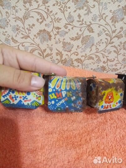 Паровоз Цирк, игрушка СССР. Состояние на фото