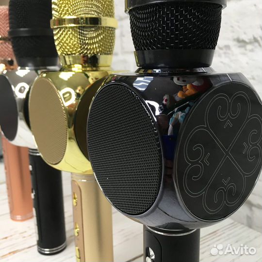 Беспроводной караоке микрофон с изменением голоса