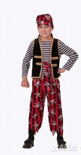 Костюм пирата, рост 122см
