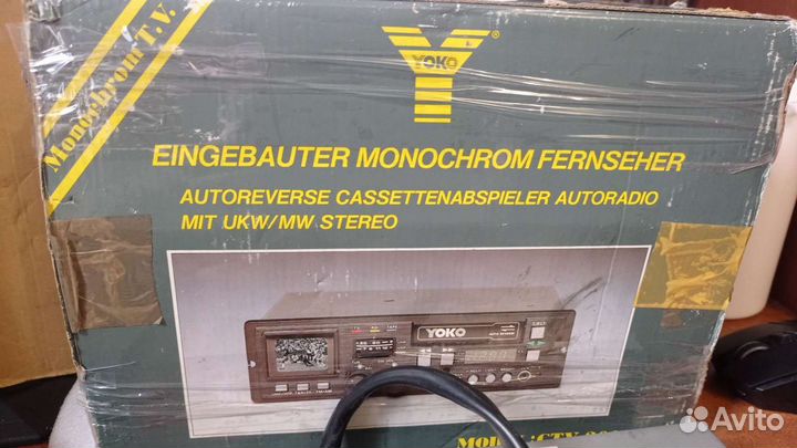 Yoko редчайшая магнитола с телевизором