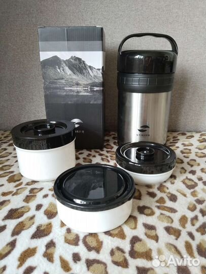 Термос для еды с контейнерами