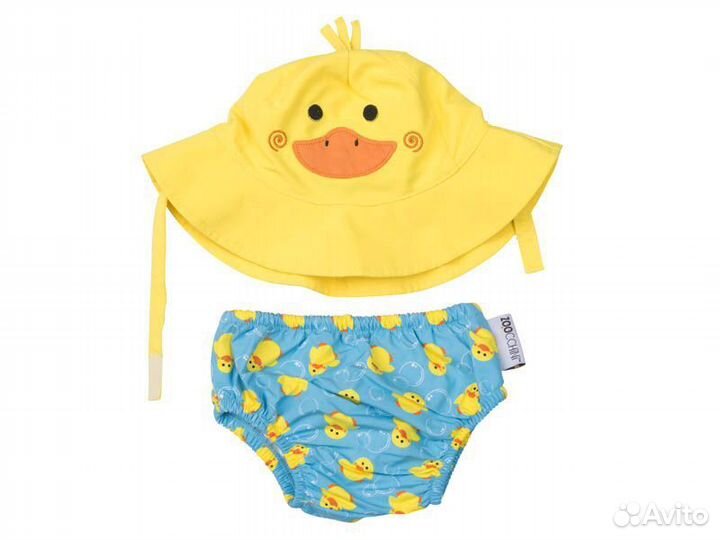 Подгузник для плавания и солнцезащитная панамка