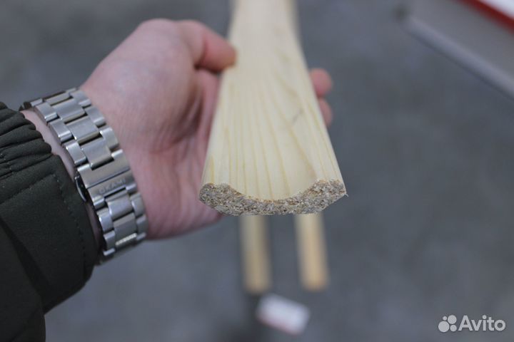 Плинтус Сосна 15х45мм 2,5м сорт экстра