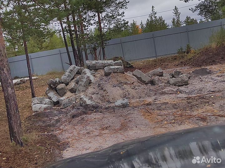 Кусочки свай