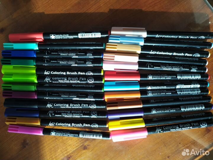 Маркеры sakura koi 24 цвета