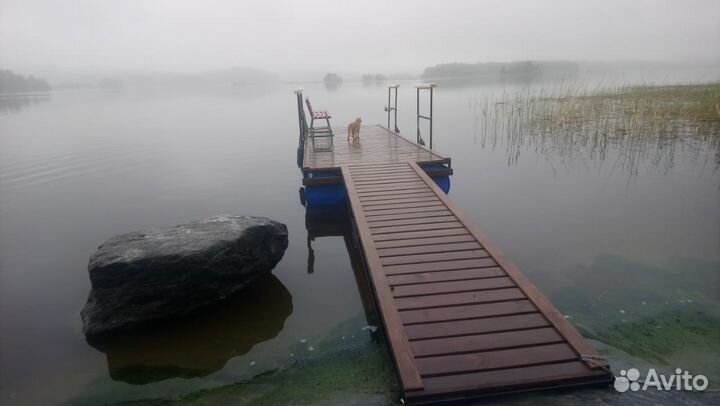 Причал. понтон