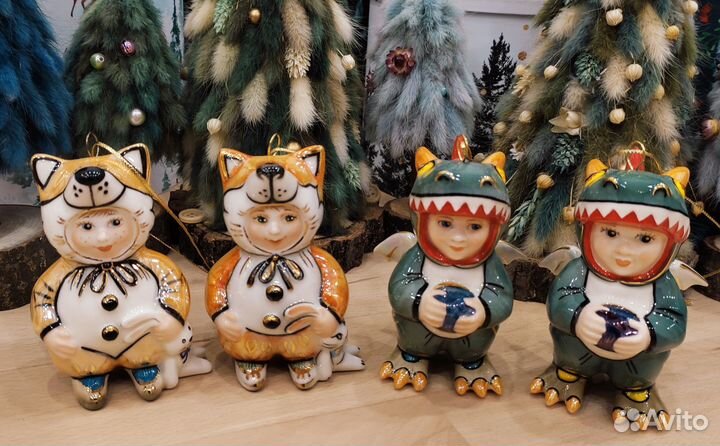 Фарфоровая мануфактура ёлочные игрушки