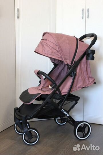 Коляска прогулочная Dearest 818 + новая розовая