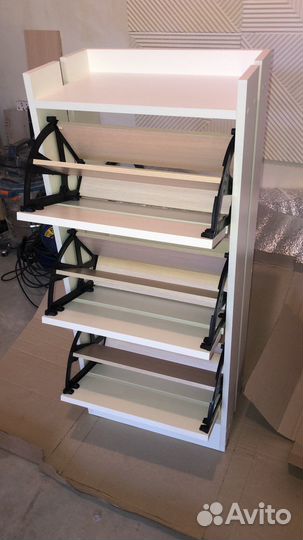 Обувница белая реечная, не упусти шанс