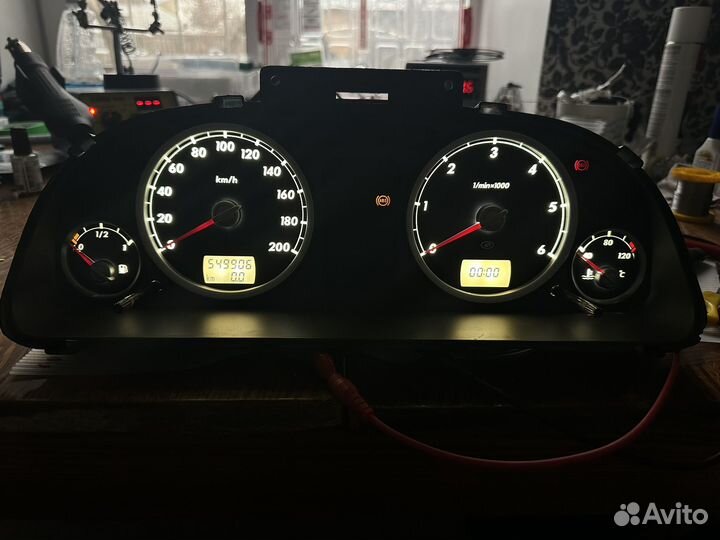 Пересвет приборной панели