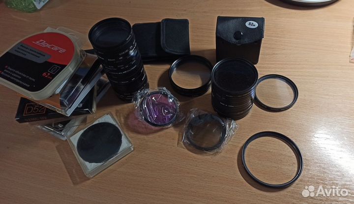 Фильтры 52мм 58 62 67 72 77 UV CPL