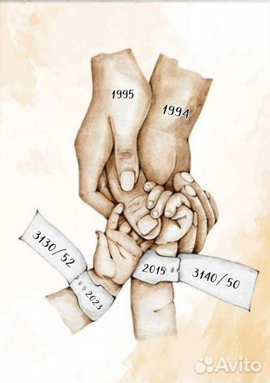 Семейные постеры, детский метрик