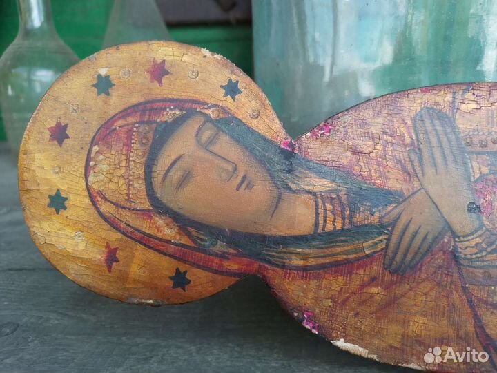 Старинная икона конец 19-го века