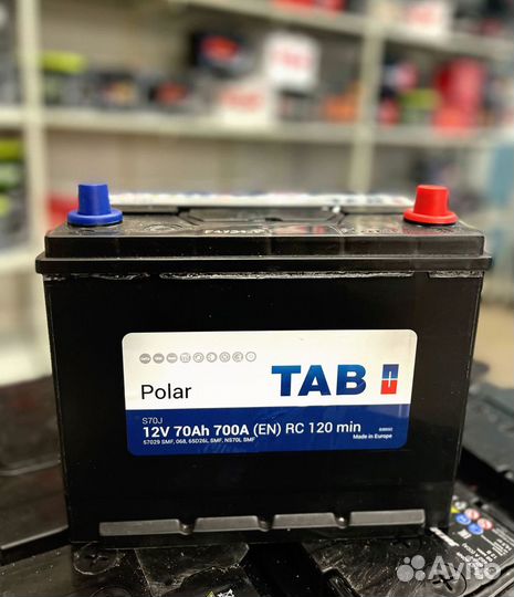 Аккумулятор TAB Polar Jis 70 Ah (0)