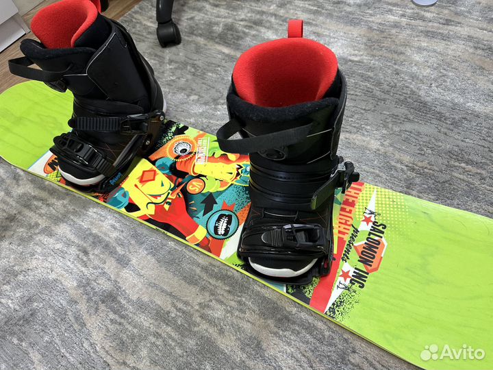 Сноуборд, комплект детский на рост:130 см