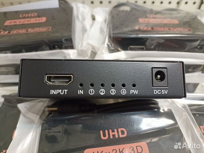 Разветвитель hdmi на 4 hdmi splitter