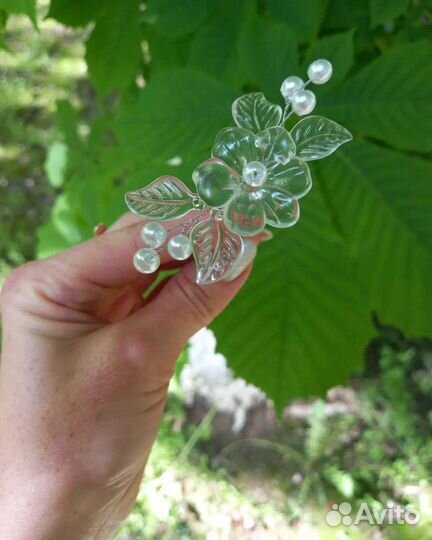 Свадебный гребень и шпильки