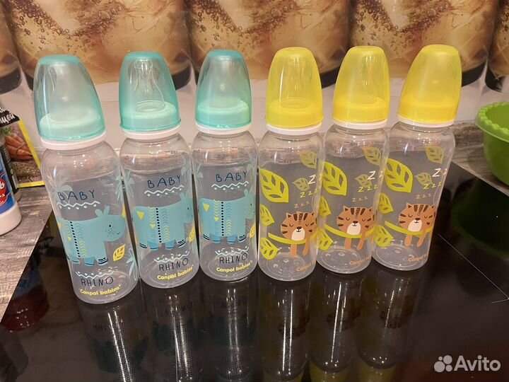 Бутылочки для кормления 12+