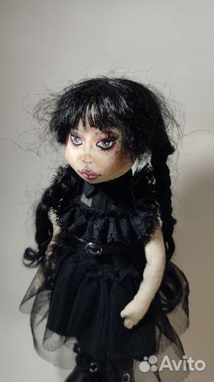 Текстильная интерьерная кукла ручной работы