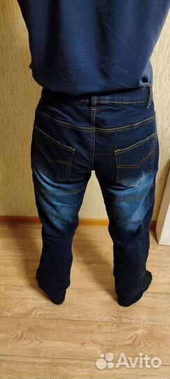 Мотоджинсы кевларовые синие (M,L,XL,XXL)