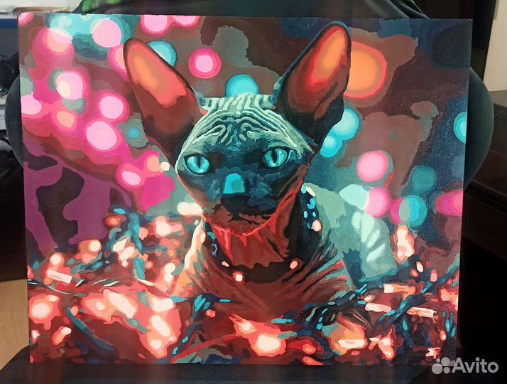 Интерьерная картина ручная работа