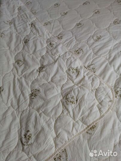 Одеяло стеганое 2 х спальное Бамбук/поплин