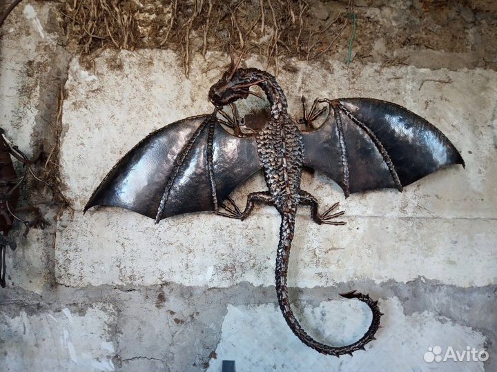 Дракон художественная ковка