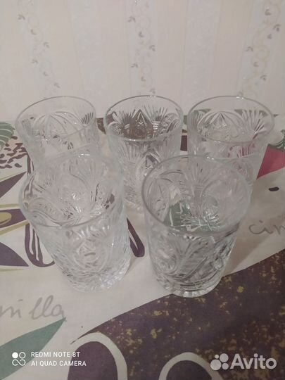 Хрустальные бокалы СССР