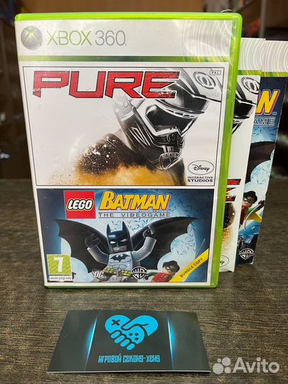 Pure + lego Batman. Лицензия Xbox360 Xbox 360 x360