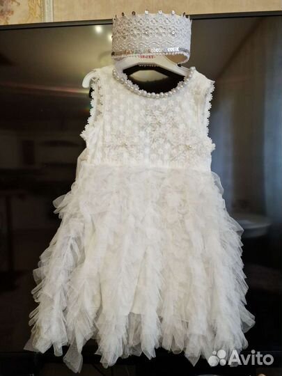 Костюм Зимушка, метелица, снежинка, р.116/122/128