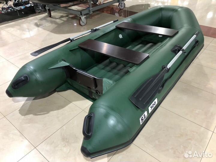 Лодка пвх Solar SL-300 нднд зеленая