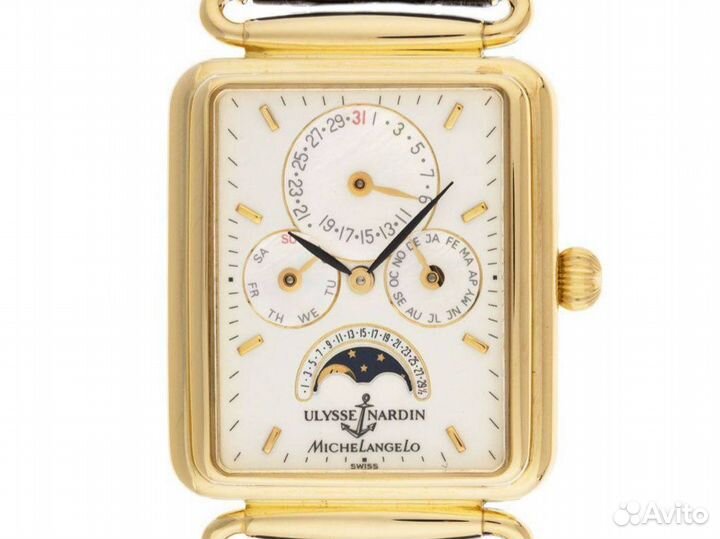 Ulysse nardin michelangelo triple calendar moon