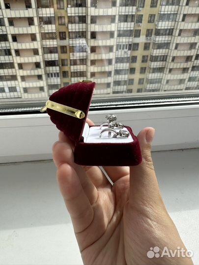 Серьги и кольцо серебро