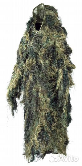 Ghillie camouflage parka Anti Fire w. threads