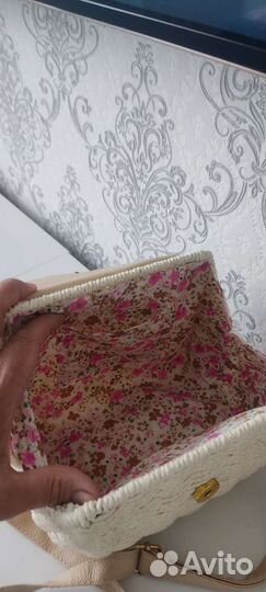 Сумка женская через плечо белая