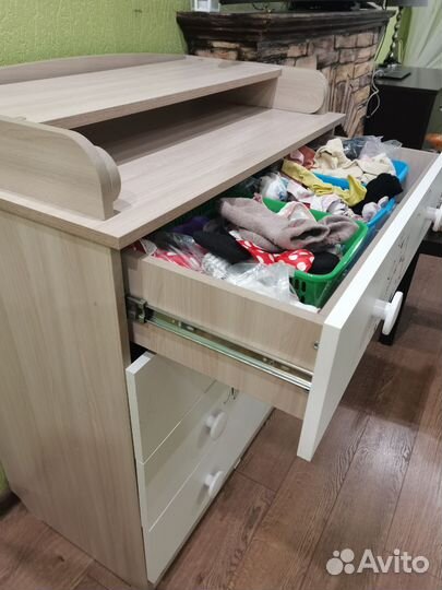 Комод детский с пеленальным столиком