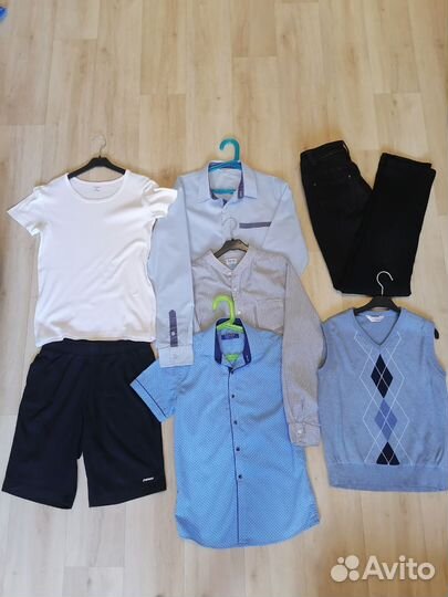 Школьная форма (брюки, рубашки, жилет)