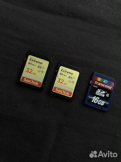 Карта памяти sdhc SanDisk (32 гб) и Тranscend