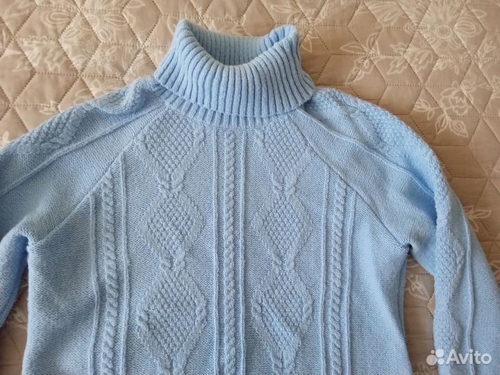 Платье женское теплое (вязаный трикотаж)