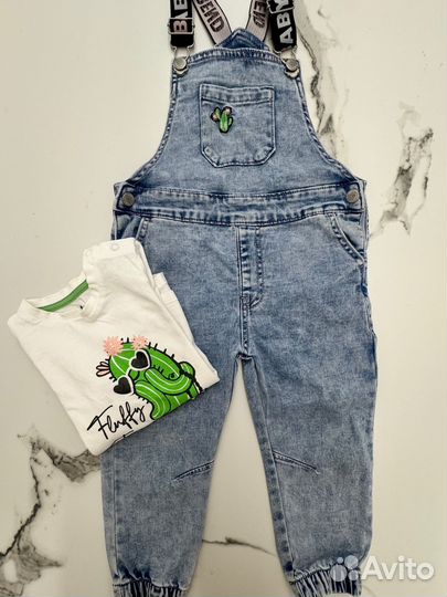 Детский Комбинезон/джинсы 92