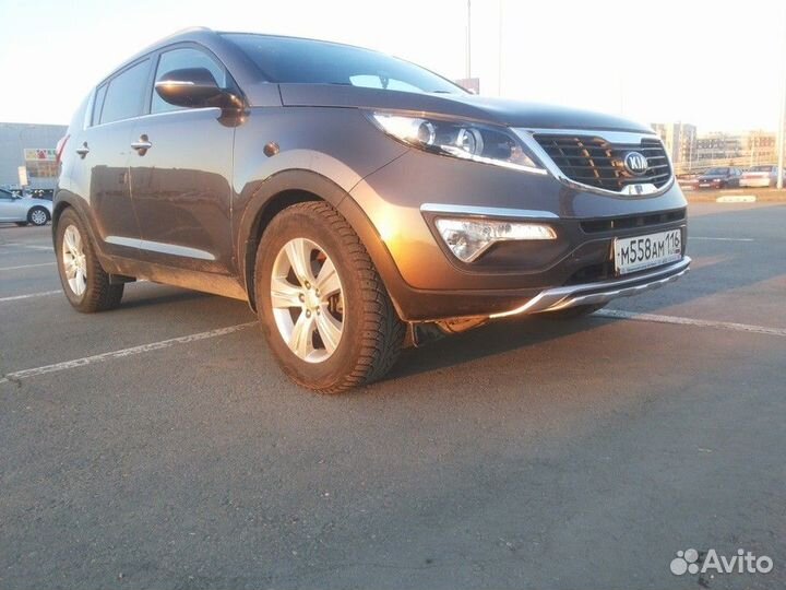 Накладки на бампера Kia Sportage 3 2010-2013 (OEM)