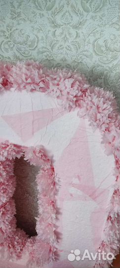 Цифра 10 из салфеток