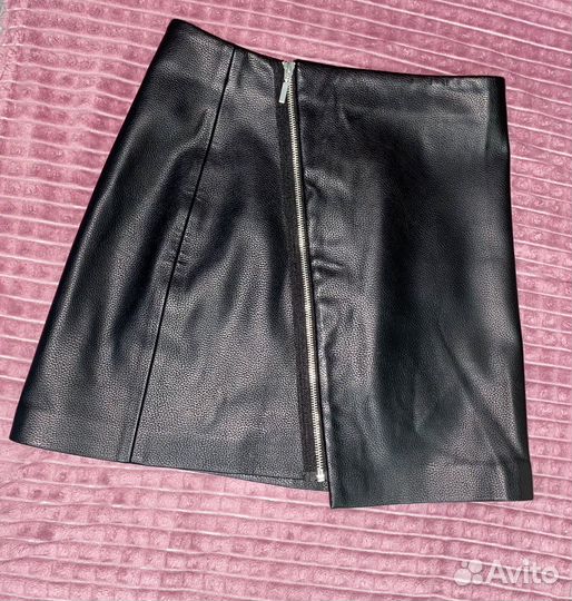Кожаная юбка