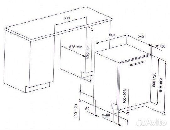 Посудомоечная машина Kuppersberg GLF 689