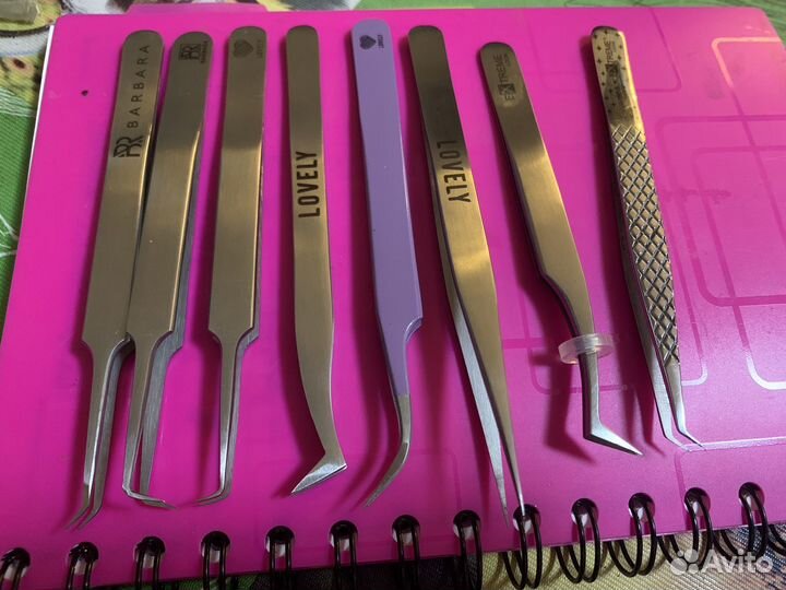 Пинцет для наращивания ресниц